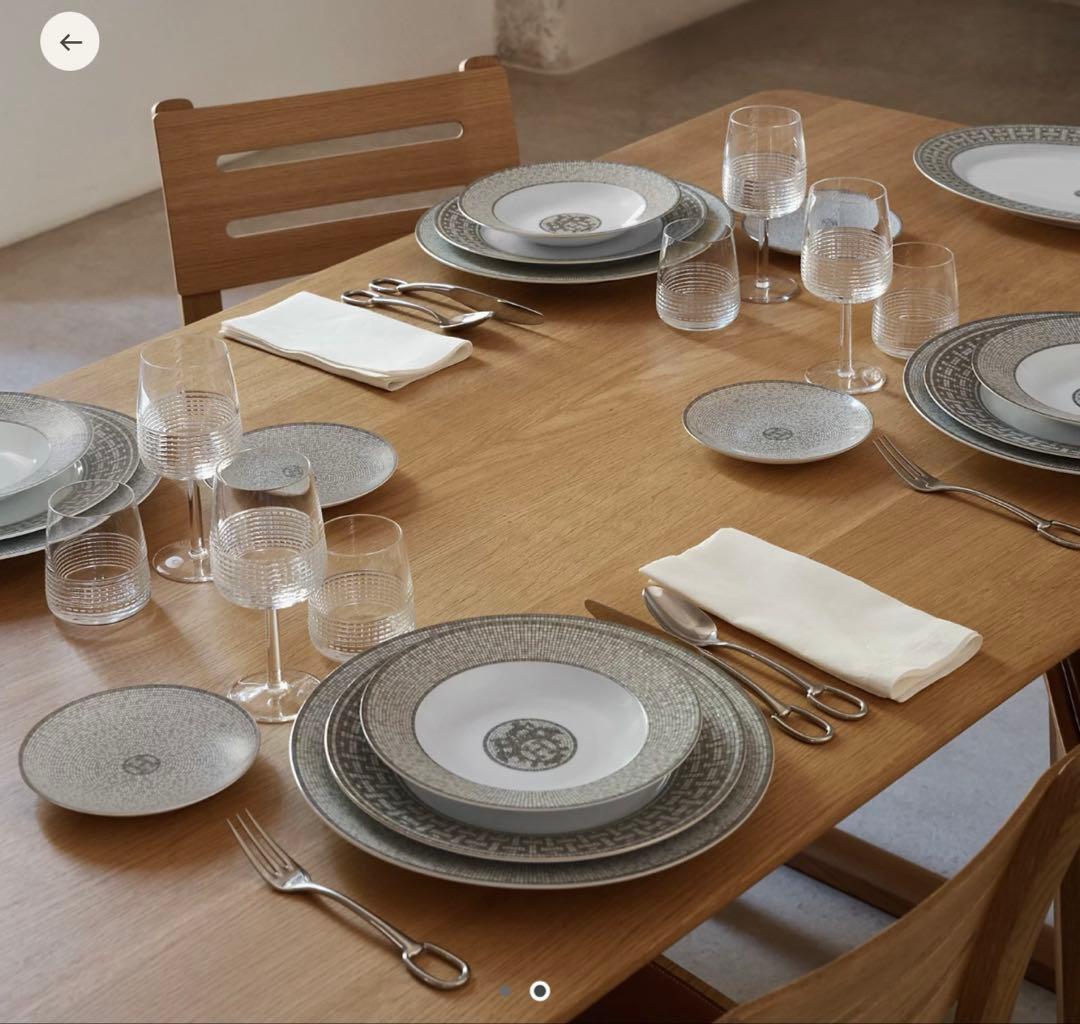 【未使用品】HERMES アトラージュ ティースプーン 2本セット(バラ売り可)