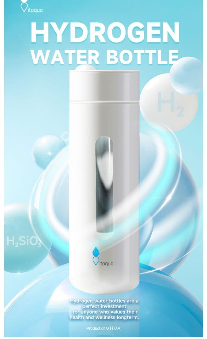 新品未使用!! VIIVA 電源不使用　水素発生ボトル+カートリッジ1つ