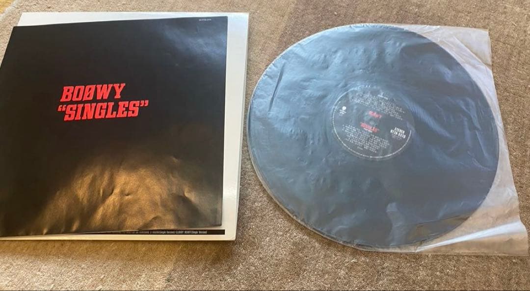 【レコード】BOOWY レコード4枚セット+おまけ