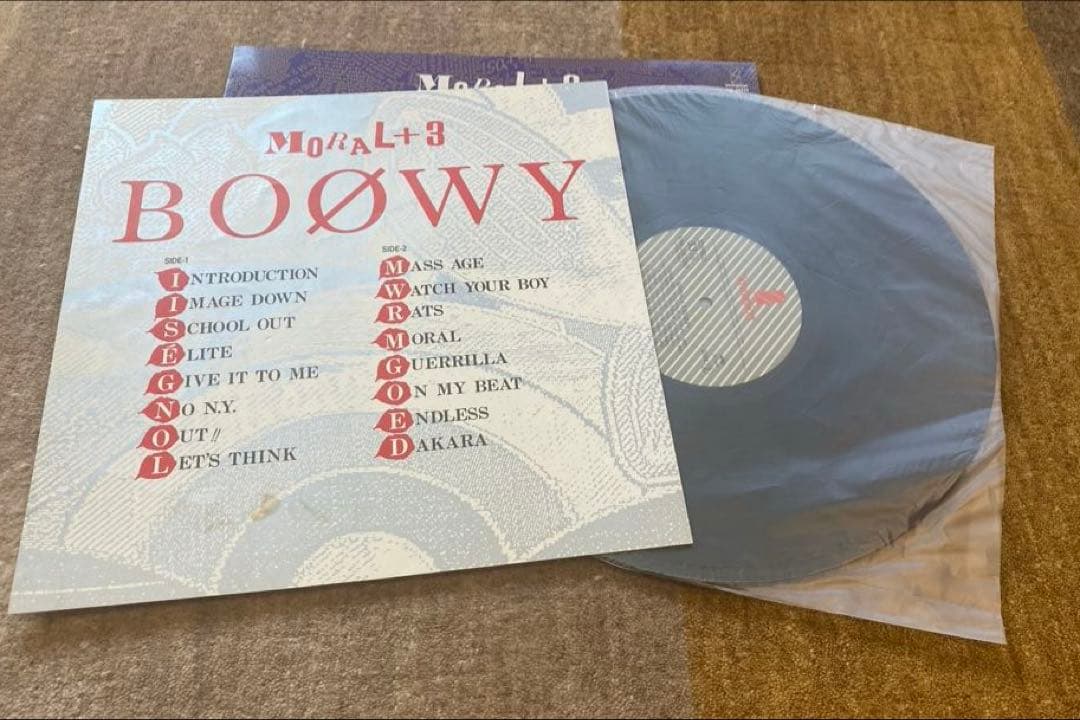 【レコード】BOOWY レコード4枚セット+おまけ