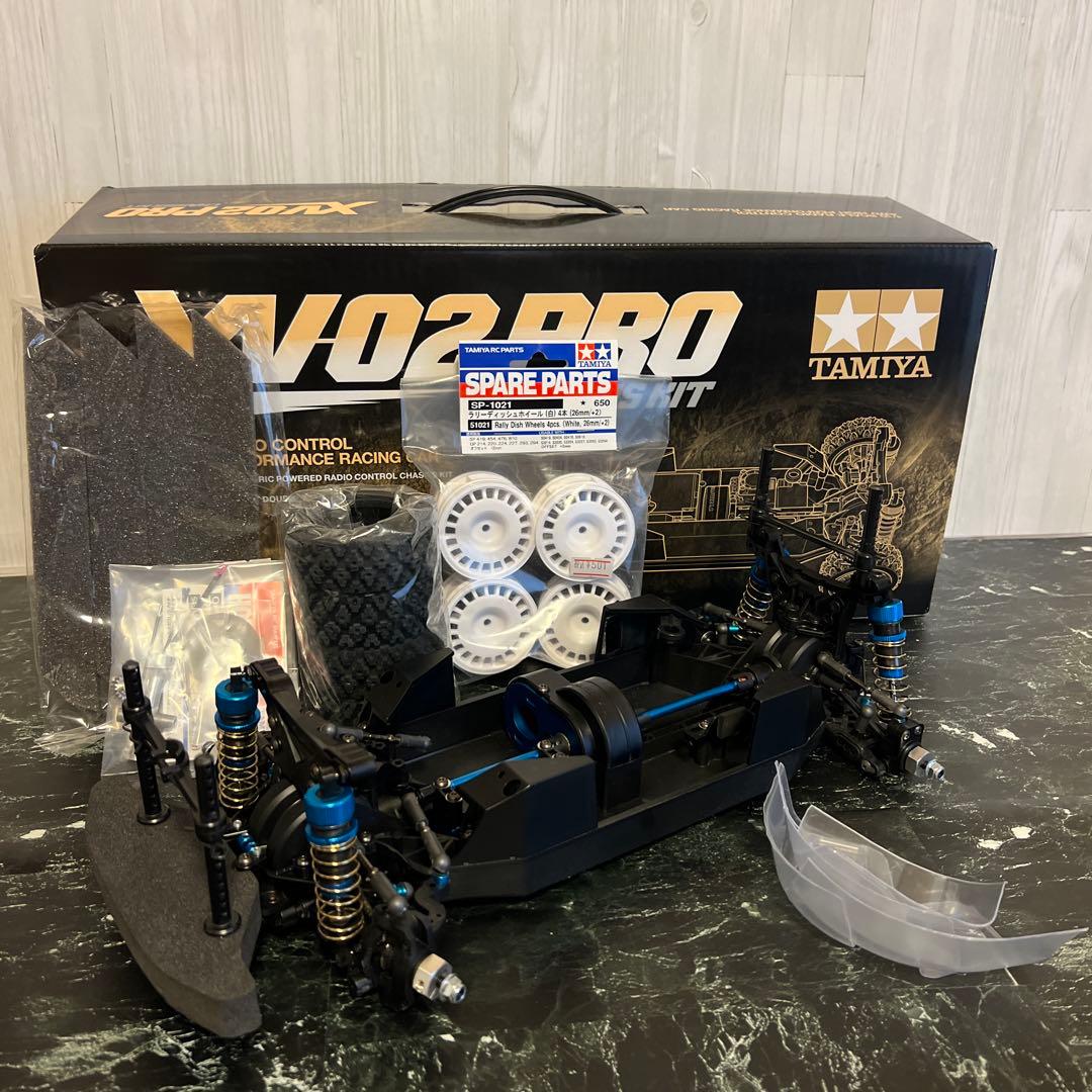 タミヤ XV-02PRO ランチアデルタインテグラーレボディ付き(未塗装)