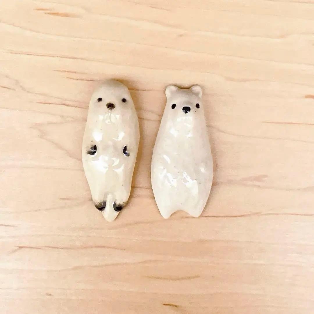 KIYATA 箸置き　ラッコ　くま