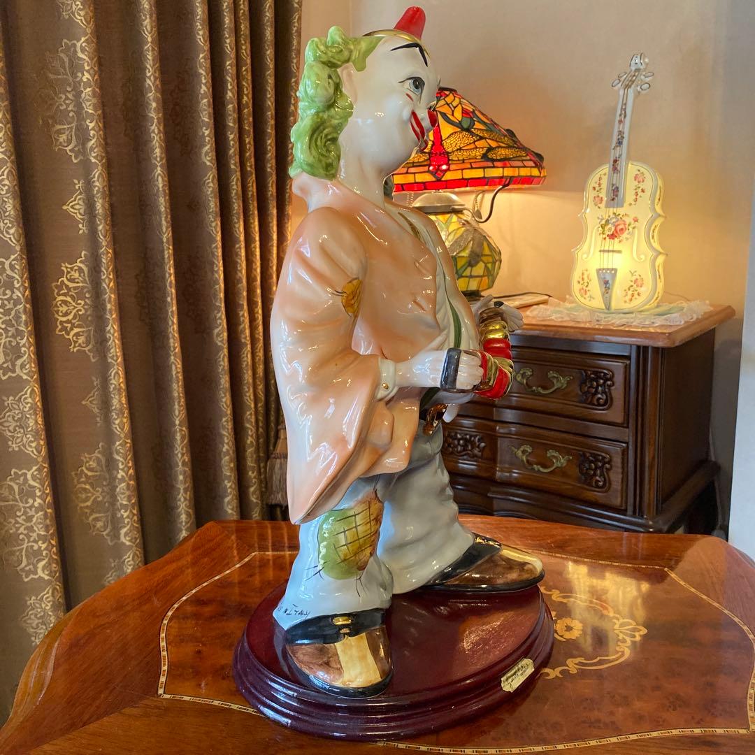 イタリア製　ピエロ　陶器　インテリア　Guido Cortese氏