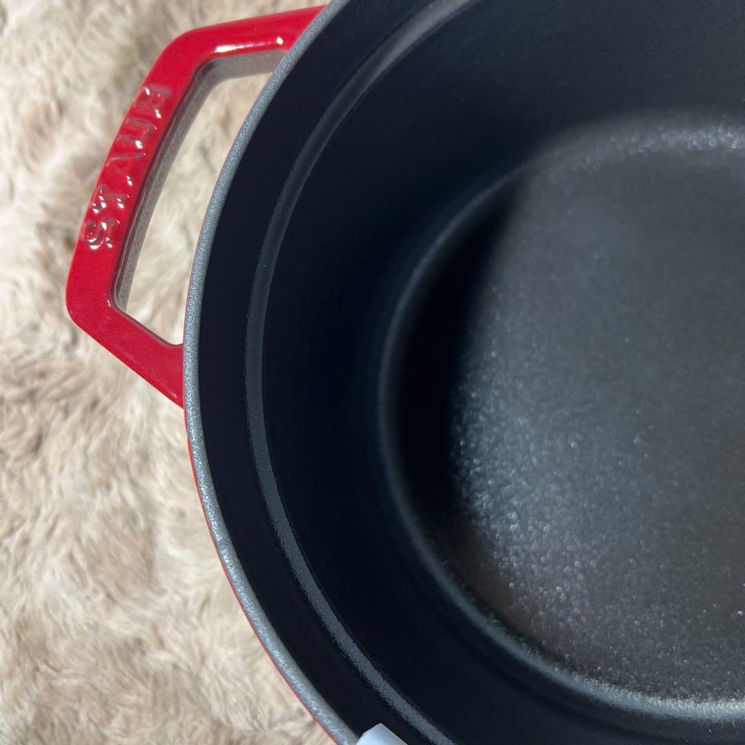 staub ストウブ ピコ ココット ラウンド チェリー 20cm IH対応