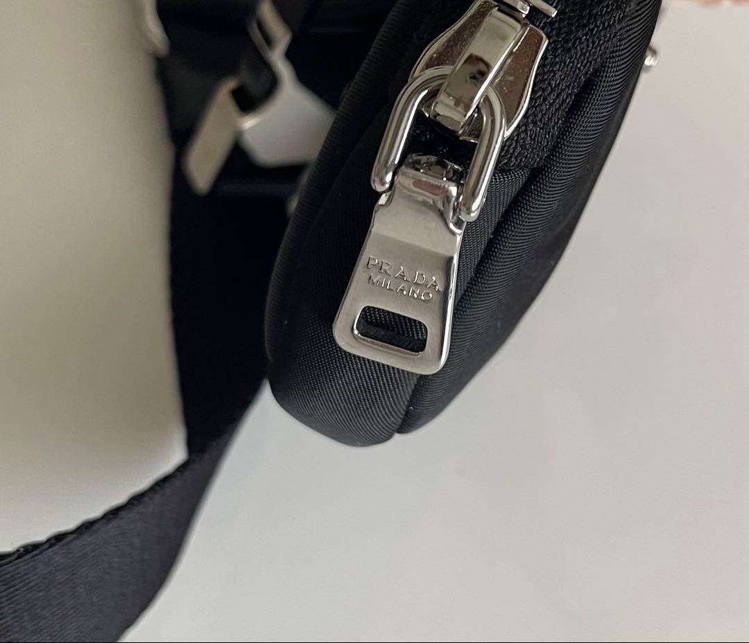 PRADA ペット　ポシェット付きリード　美品