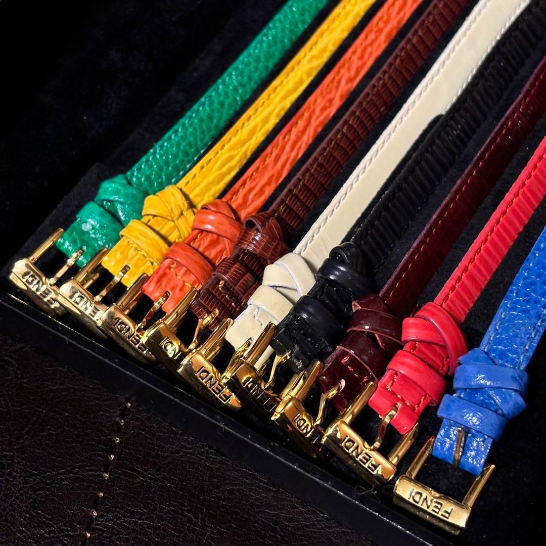 FENDI レザーベルト腕時計