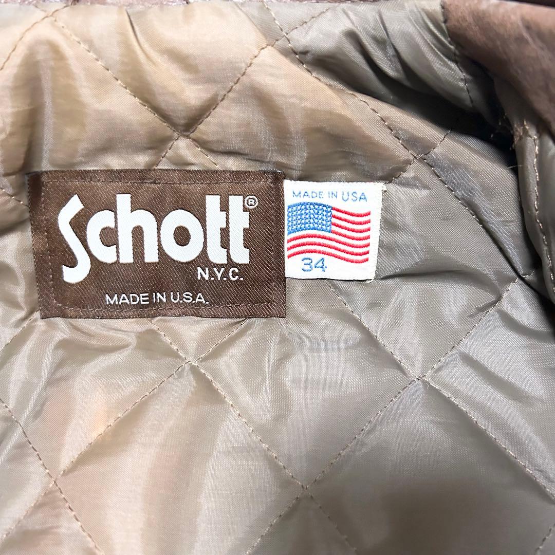 ショット　Schott シングルライダース　レザージャケット　AT101 本革