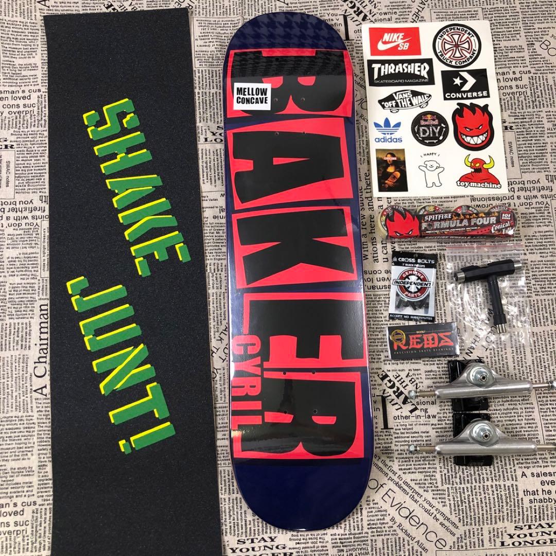 BAKER スケボー デッキデッキ セット 8.0