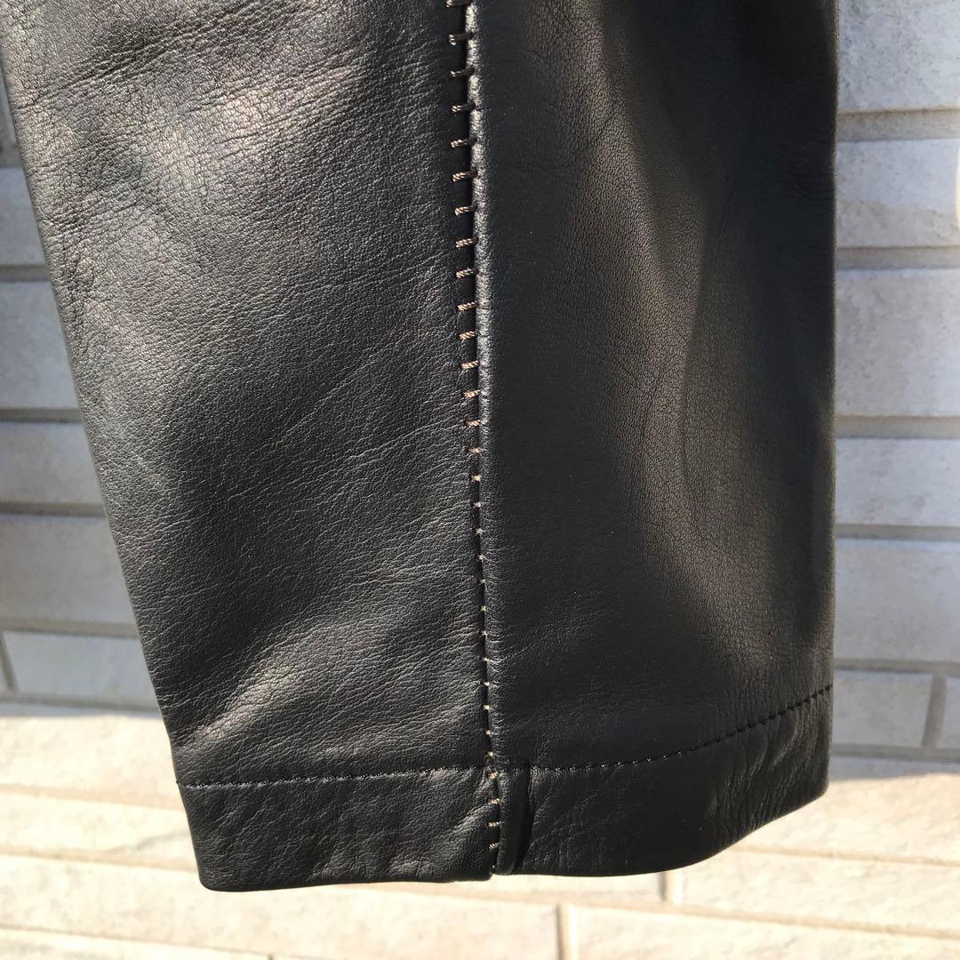 リップヴァンウィンクル　レザーパンツ　M　牛革　rw-412
