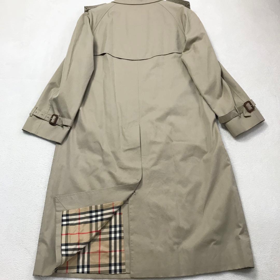 バーバリー Burberrys ベージュ ステンカラーコート ノバチェック