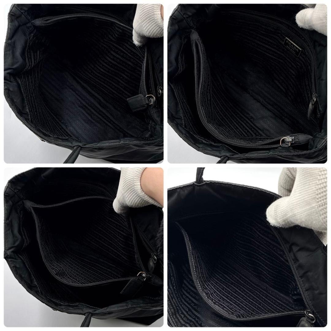 f.mich　プラダ トートバッグ 肩掛け 三角ロゴ ナイロン A4可