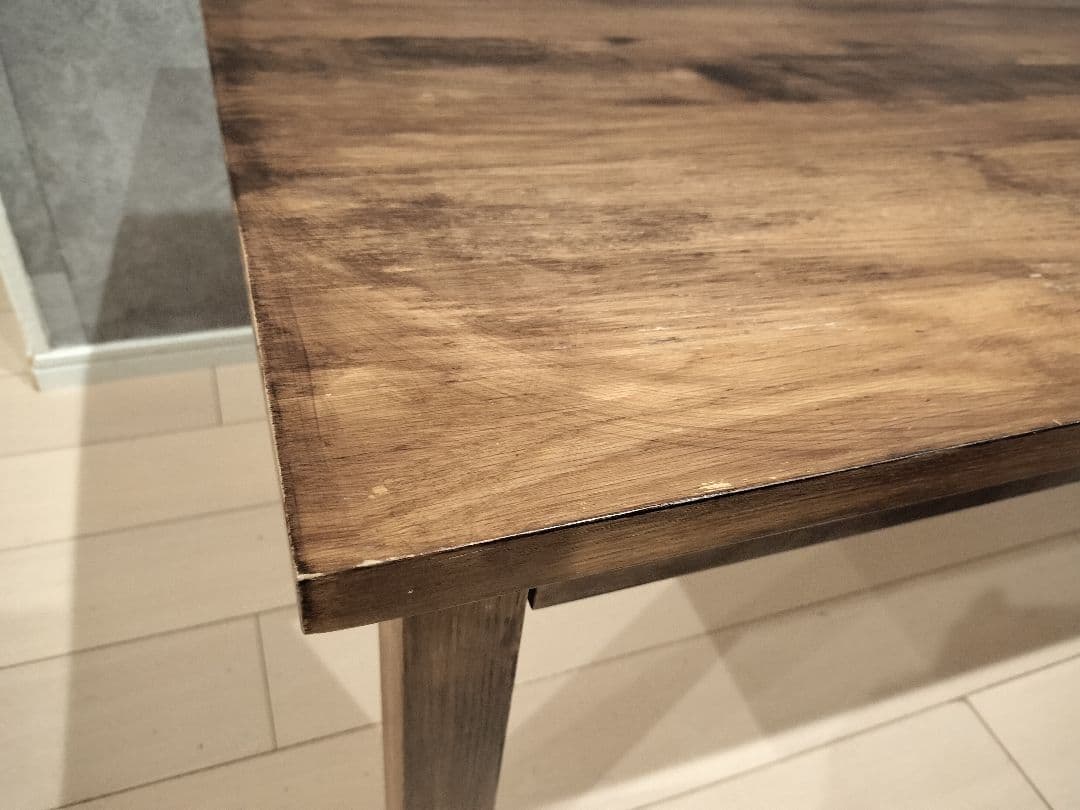 無印良品 無垢材ローテーブル ウォールナット センターテーブル 廃盤品　引き出し