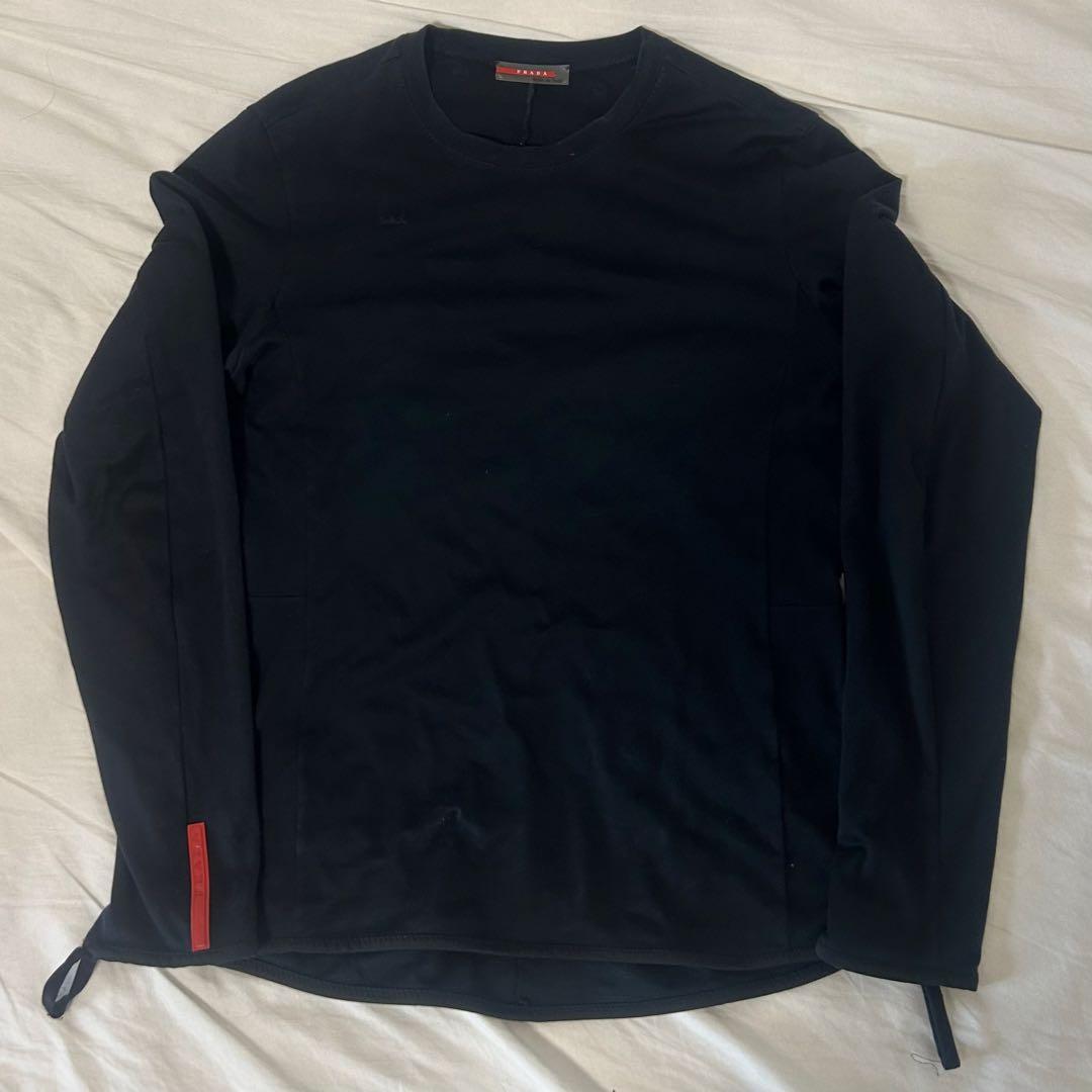 PRADA SPORT ロンT スウェット　サムホール付き