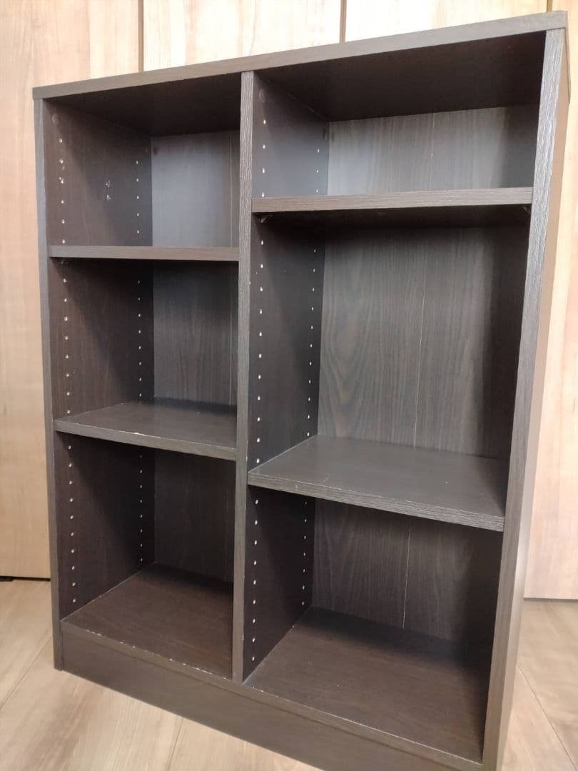 本棚 ニトリ サラ ダークブラウン