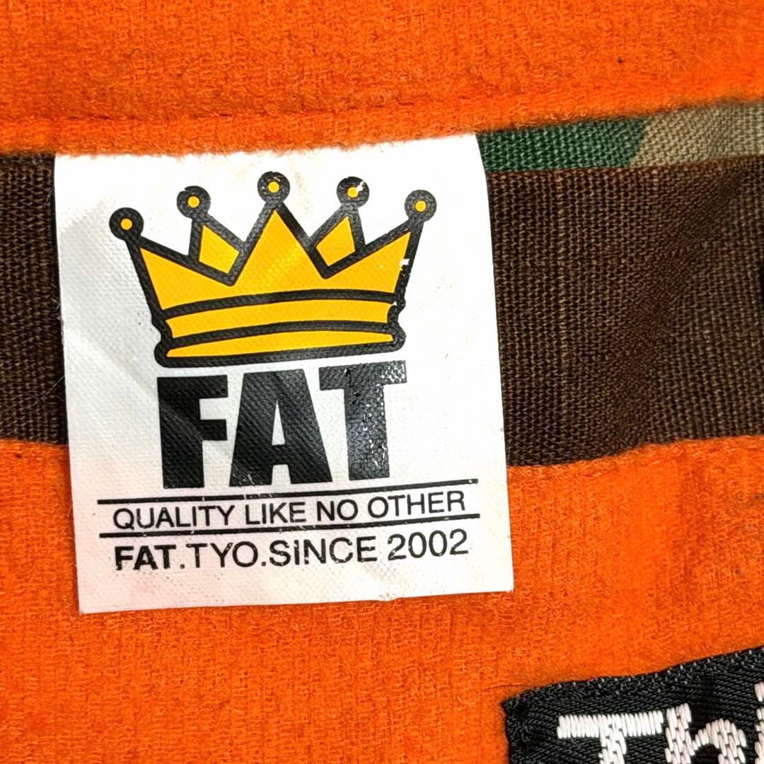 渡*一様 CarharttパロディFAT 迷彩 MA-1 フライトジャケットシン