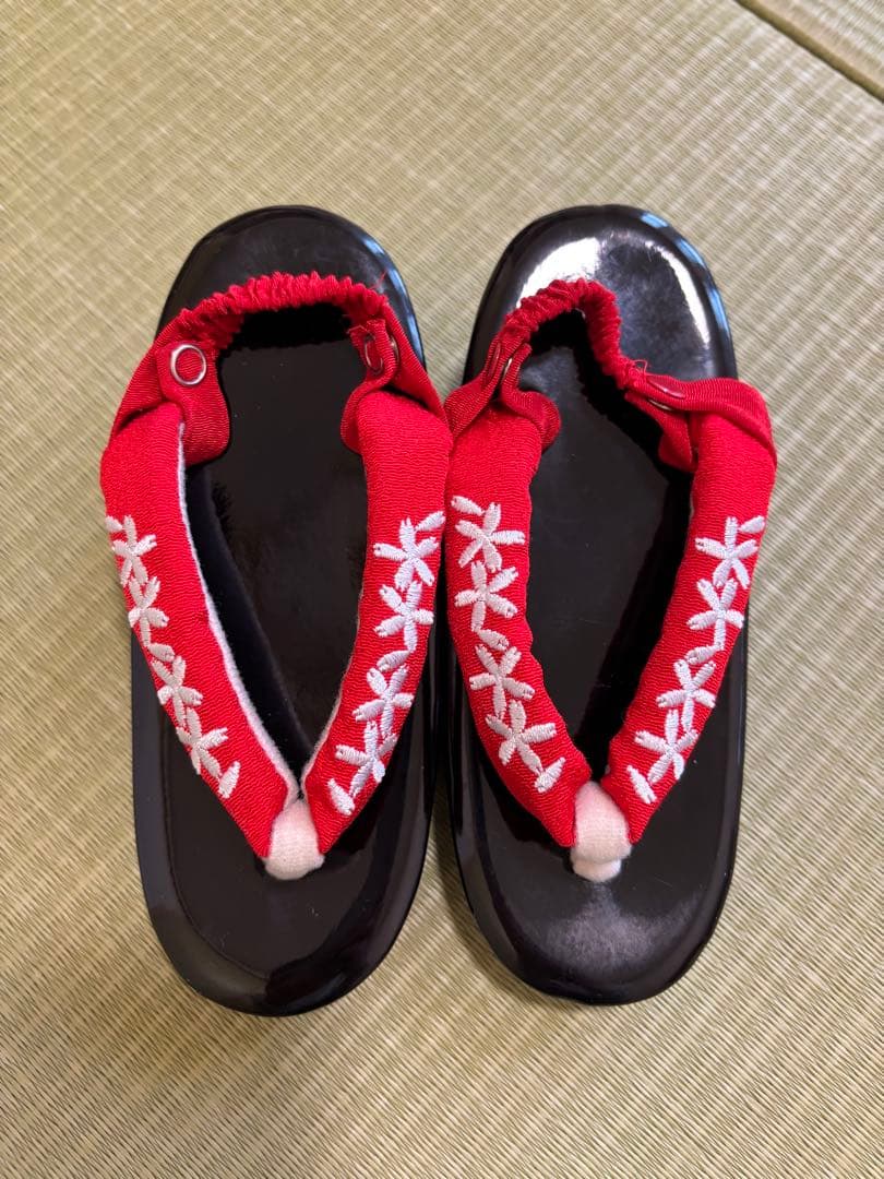 マユミブランド 3歳 七五三 赤 着物 フルセット