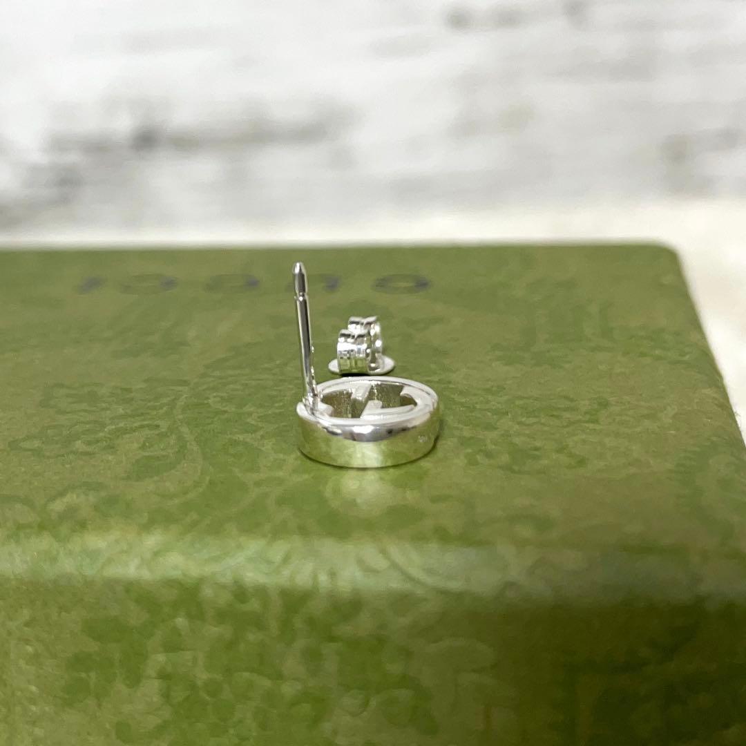 【極美品】グッチ　インターロッキングGピアス片耳 メンズ/レディース　925