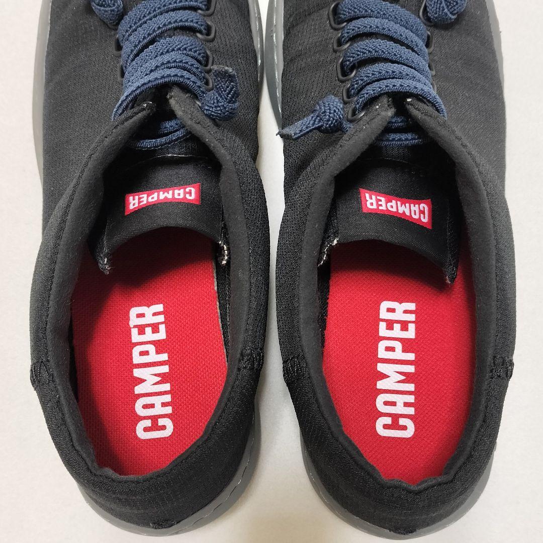 美品★CAMPER カンペール Peu Touring ペウ 軽量 黒 38