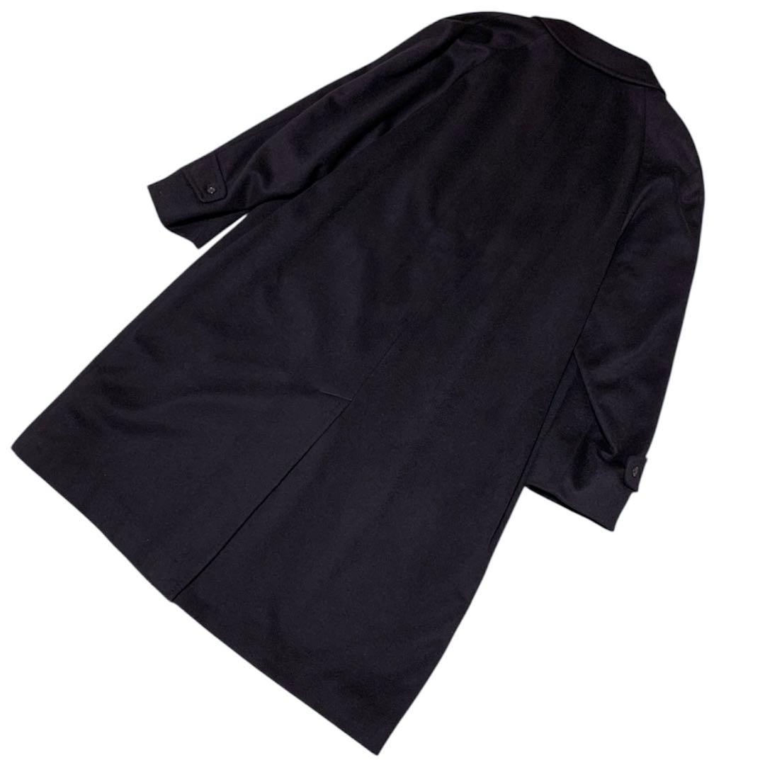 美ビンテージ　Aquascutum アクアスキュータム　カシミヤバルカラーコート