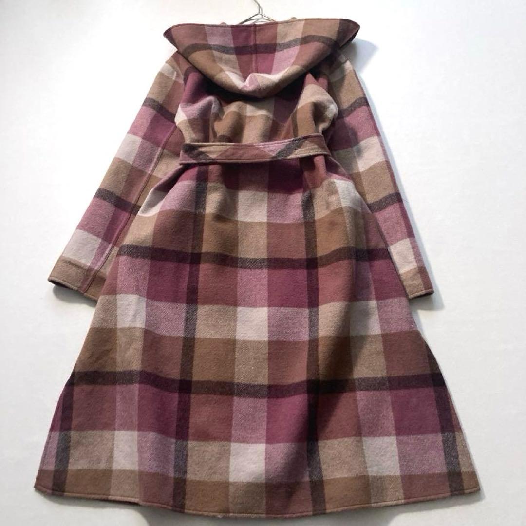 【ポポ】ブルーレーベルクレストブリッジ　ダブルフェイスロングコート