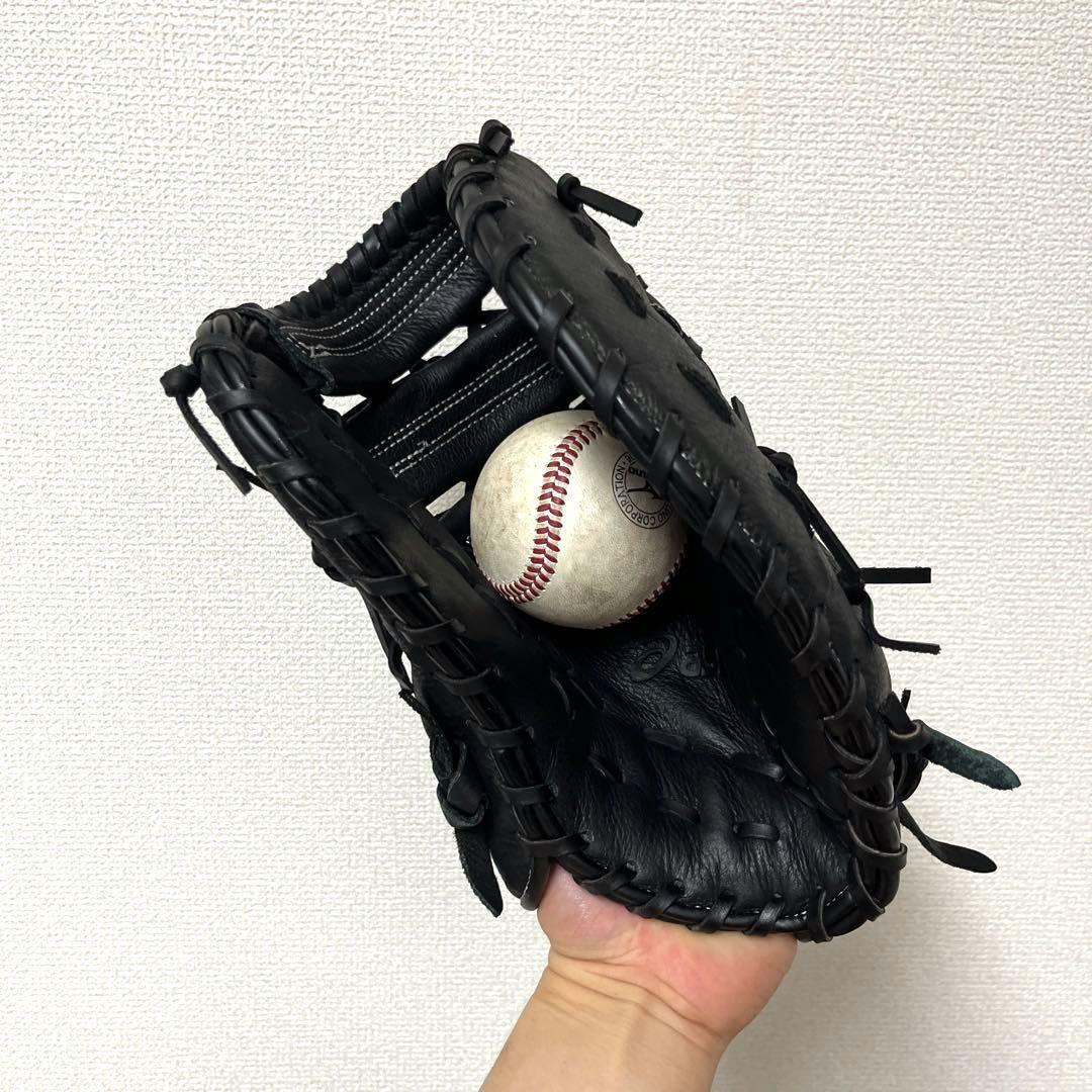 579 アシックス 型抜群 極美品 軟式 ファーストミット