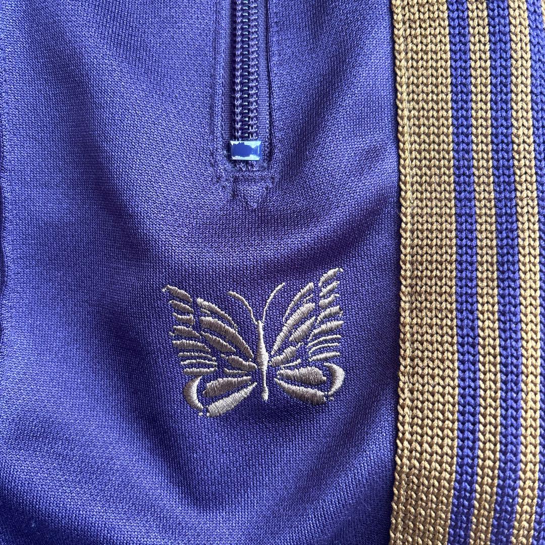 Needlesニードルス トラックパンツ XS パープル イエロー ストレート