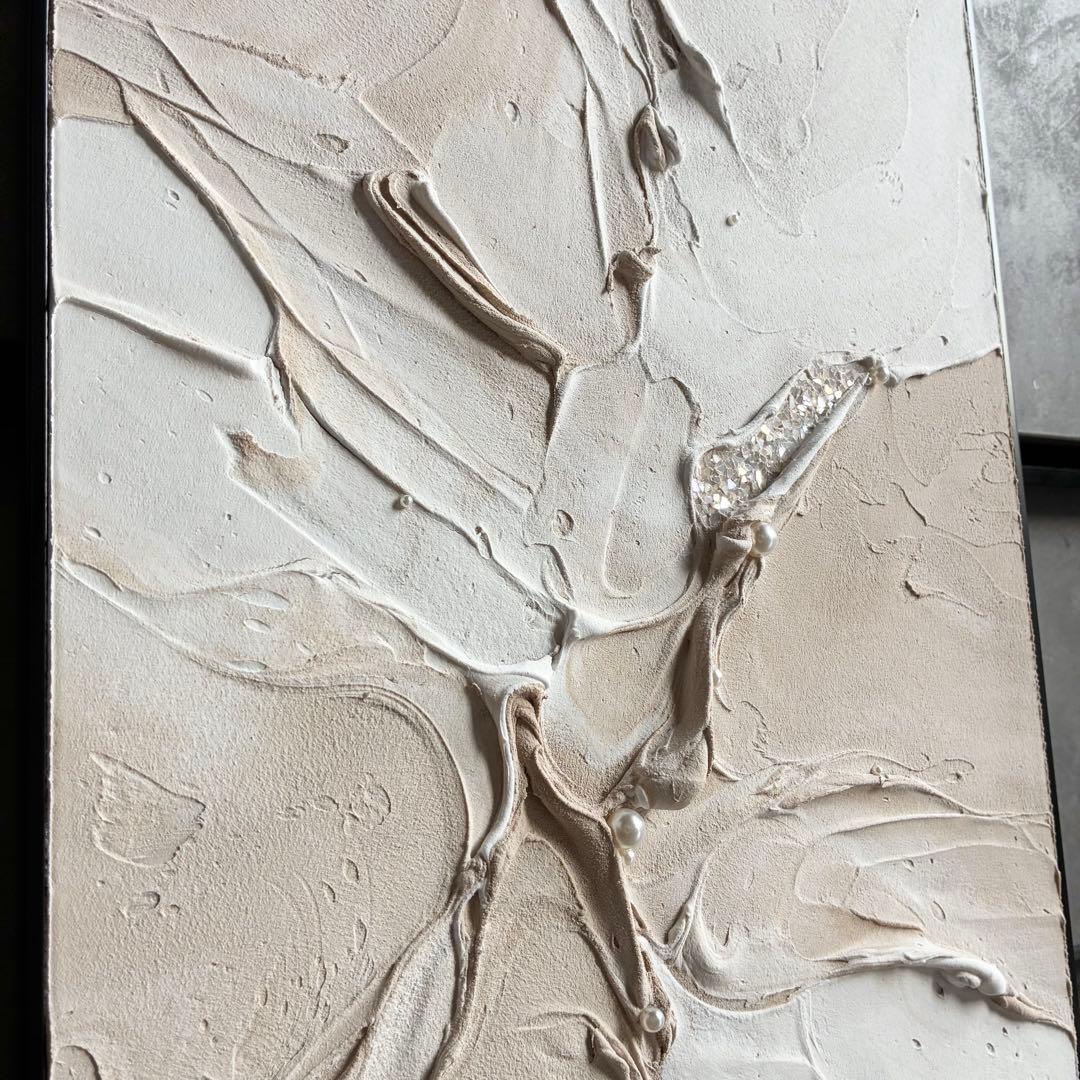 現代アート　40×30㎝　テクスチャーアート　モダン　アートパネル　インテリア