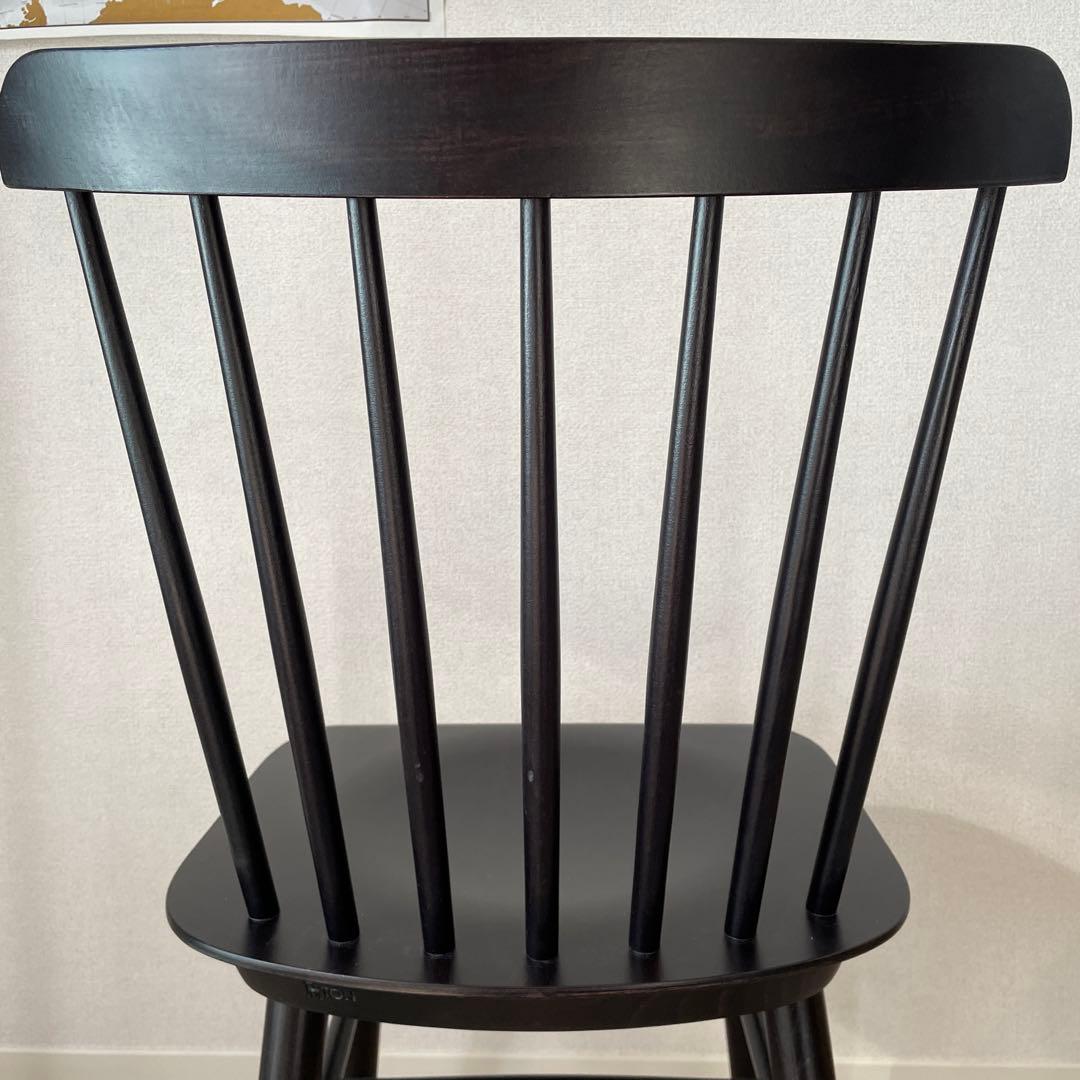 TON アイロニカチェア ブラック 2脚