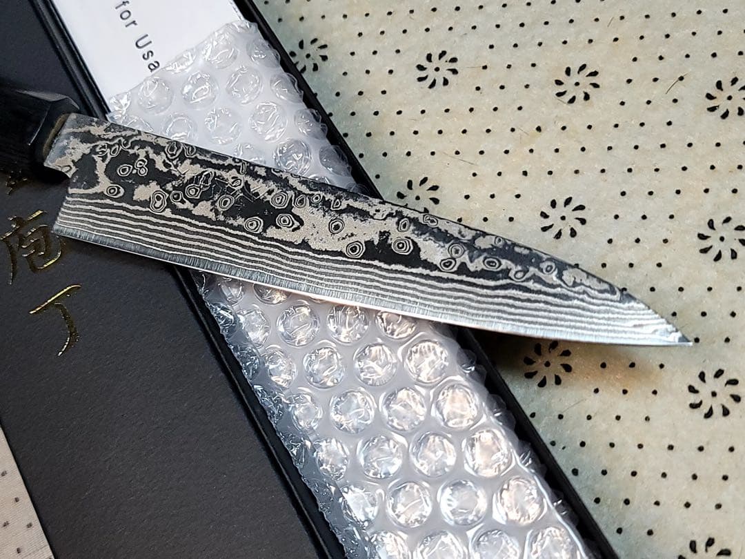吉田刃物　ダマスカス　zdp189 ペティナイフ150mm