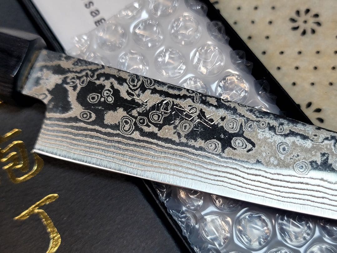 吉田刃物　ダマスカス　zdp189 ペティナイフ150mm