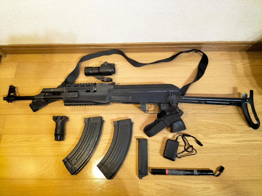 東京マルイAK-47S　外装カスタム　付属品あり