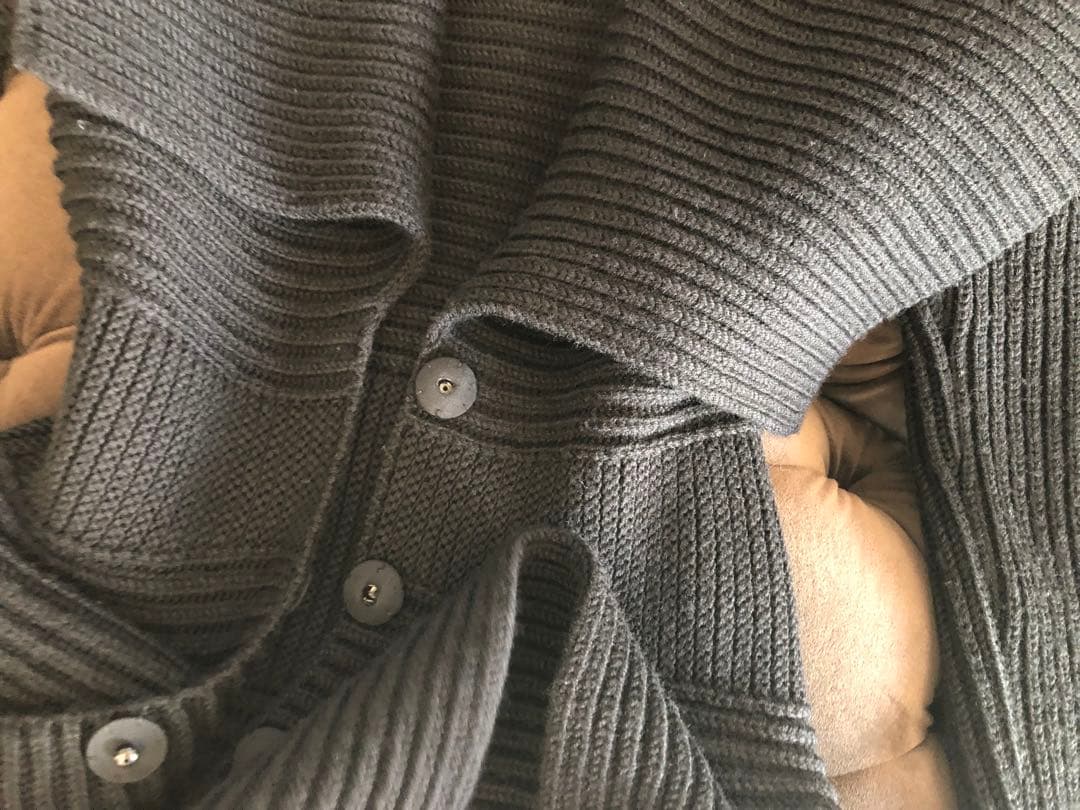 アレキサンダーマックイーン ALEXANDER MCQUEEN★厚地ニットコート