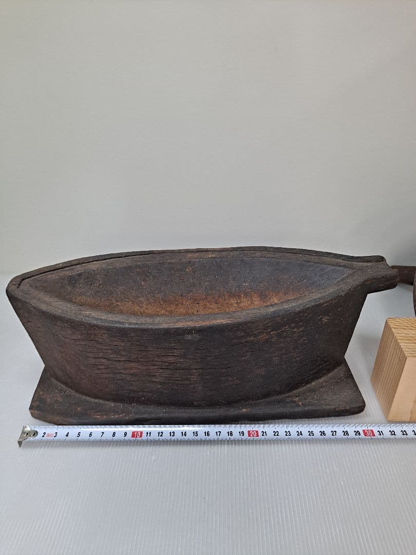 薬研 やげん 骨董品 漢方 調剤器具 木製