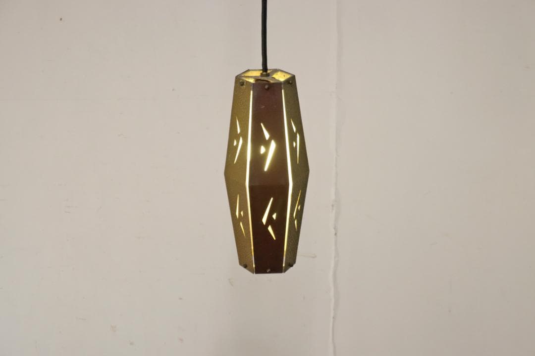 ヴィンテージ ペンダントライト ランプ 照明 和モダン 吊り下げ 金属製