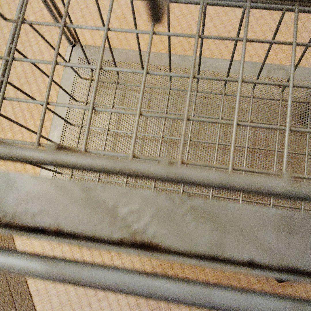 最終価格MUJI4段スチールラック キャスター付き