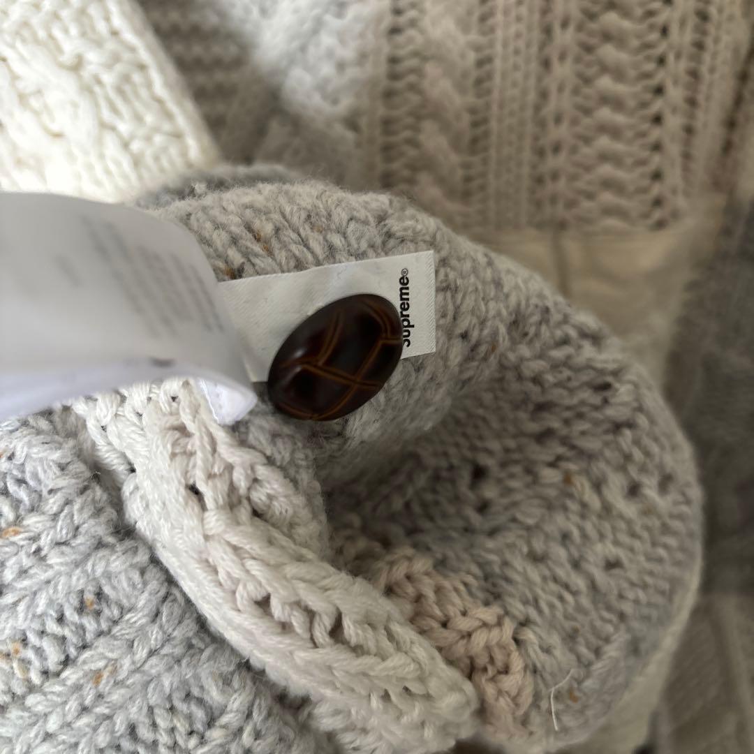 supreme パッチワークカーディガン