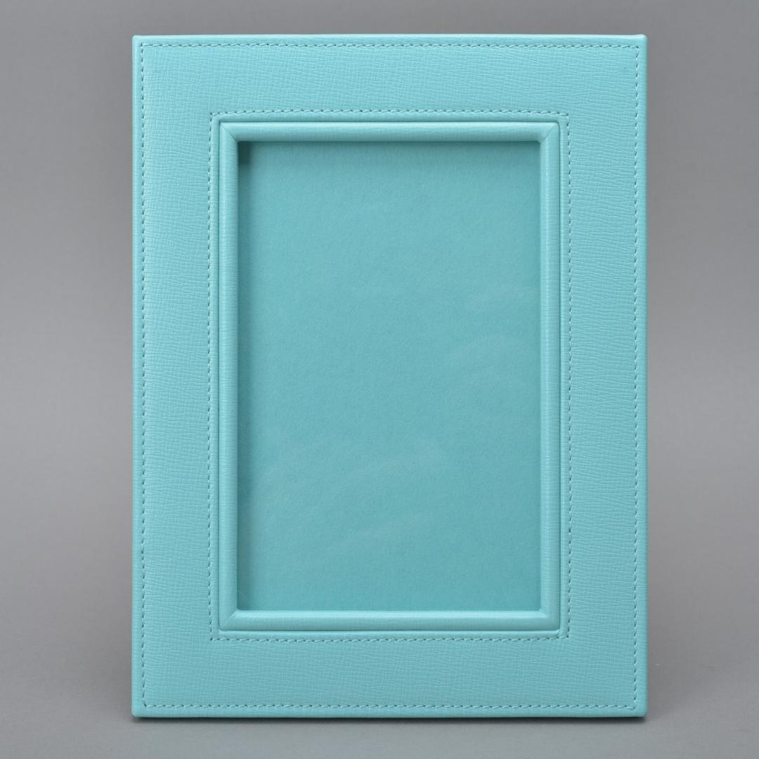 新品 TIFFANY&Co. ティファニー 写真たて フォトフレーム レザー調