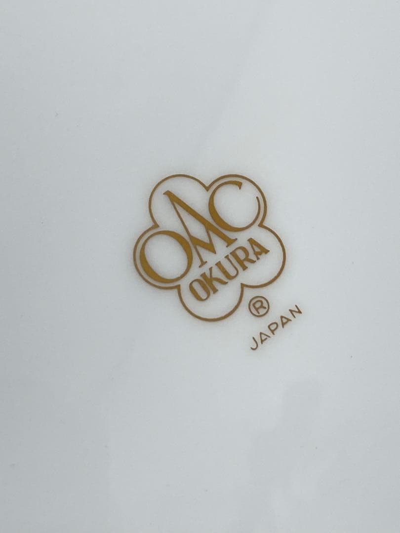 3-3288 大倉陶園　ブルーローズ花瓶