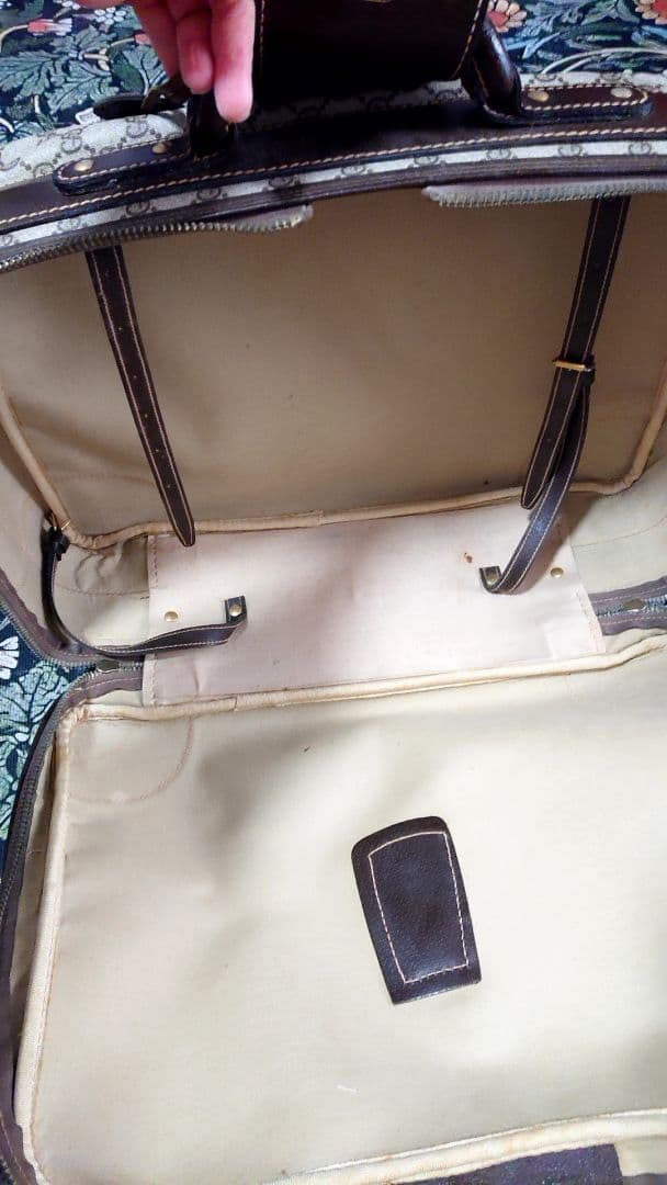 ジャンク オールドグッチ ヴィンテージ トラベルバッグ トランク