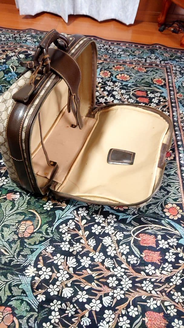 ジャンク オールドグッチ ヴィンテージ トラベルバッグ トランク