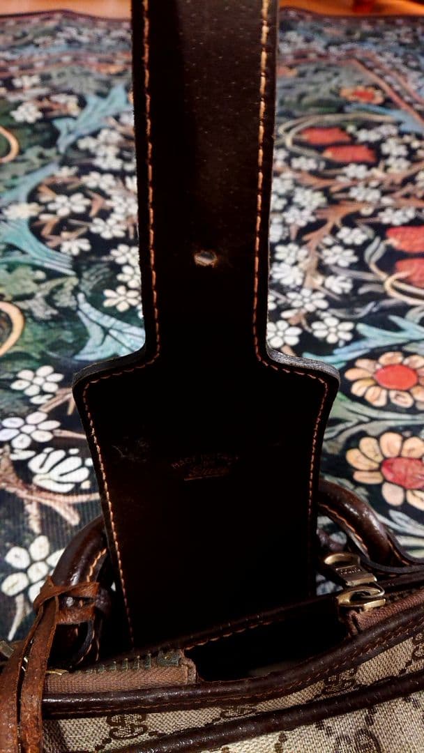 ジャンク オールドグッチ ヴィンテージ トラベルバッグ トランク