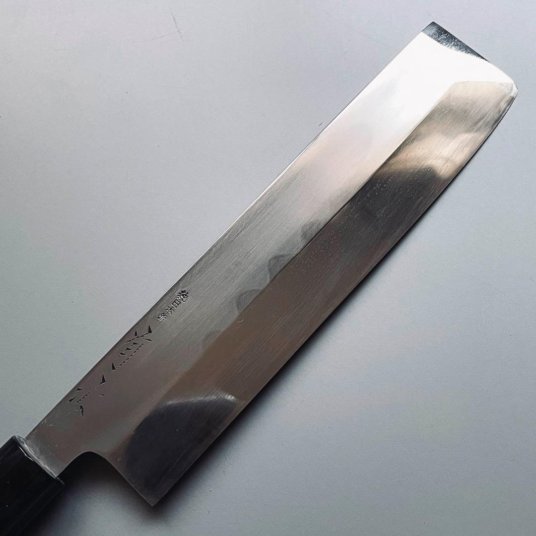 【こうぷー】京都 有次 本焼（純日本鋼）江戸薄刃包丁＋ペイサーズマグ