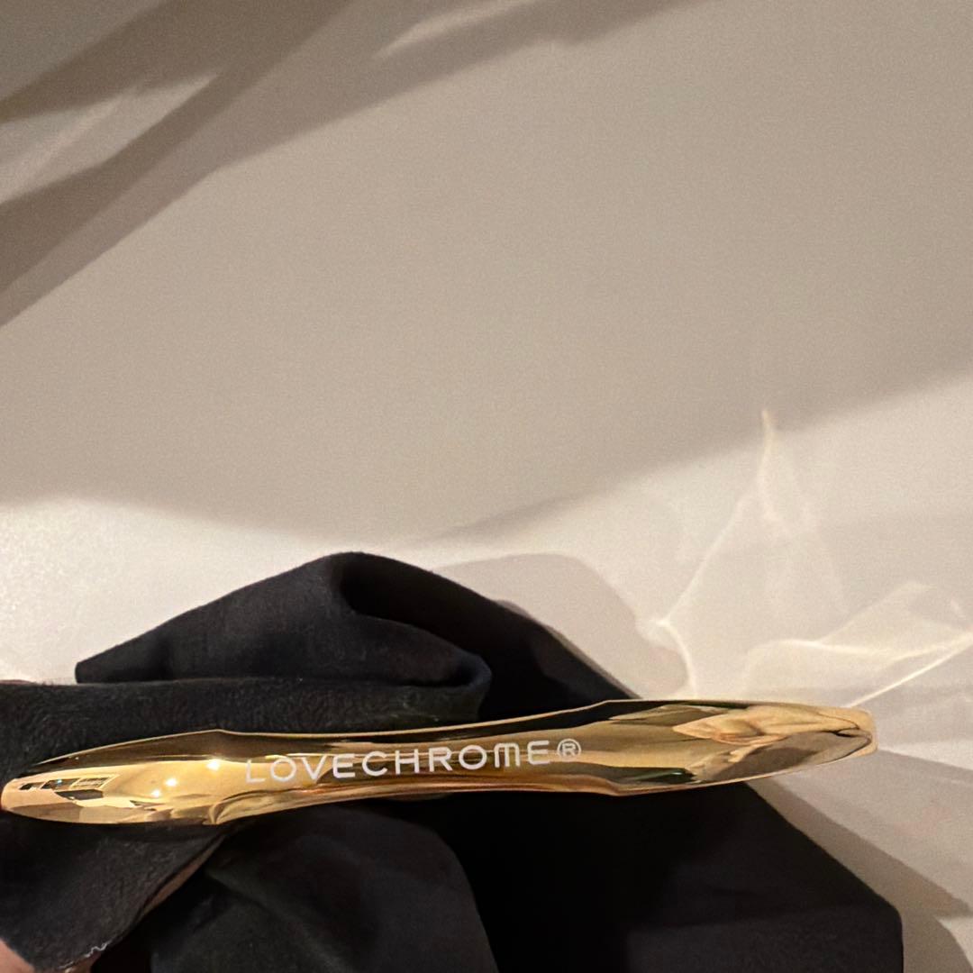 LOVECHROME ゴールドヘアコーム 専用ケース付き
