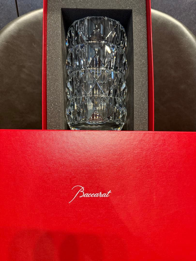 バカラ　Baccarat 花瓶　ルクソール　クリア　クリスタル