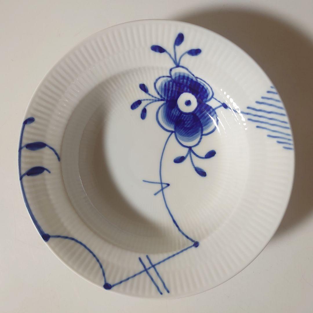 【12/23まで】ロイヤルコペンハーゲン ブルーフルーテッドメガ　深皿セット