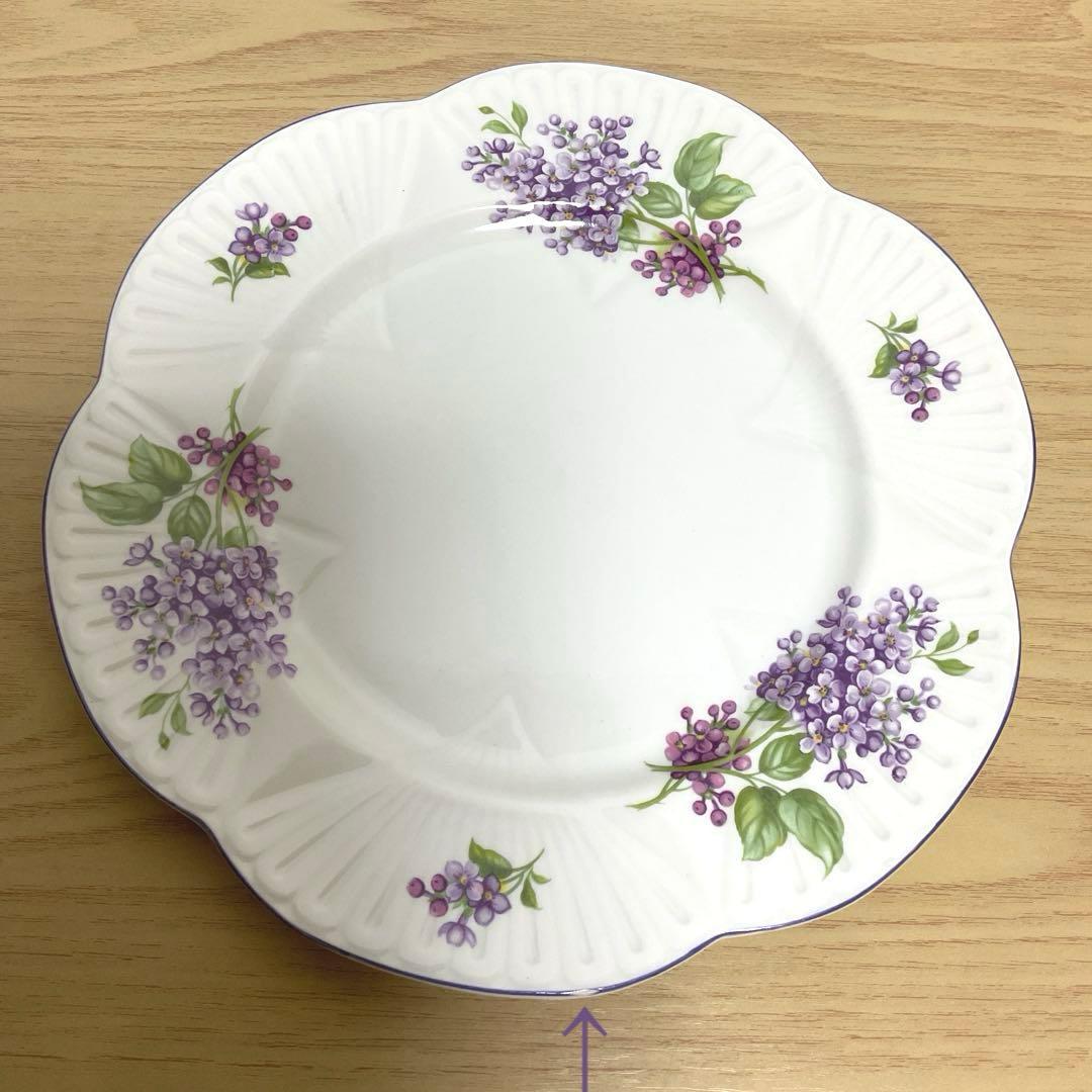 シェリー　ライラックタイム　21cm プレート