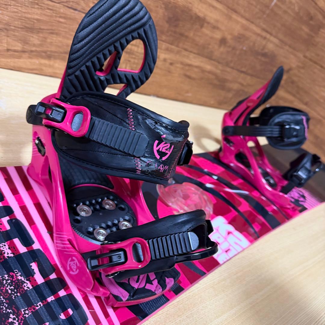 K2 ケーツー　レディーススノーボード　3点セット　142cm メンテナンス済み