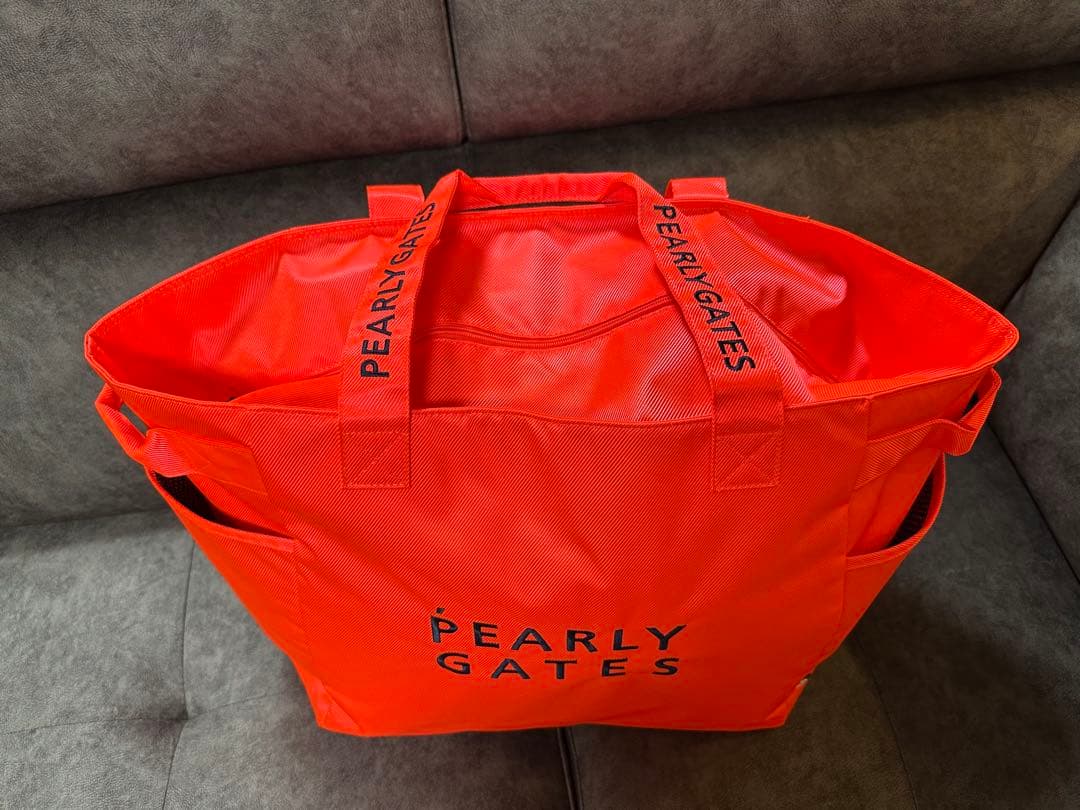 PEARLY GATES オレンジ トートバッグ