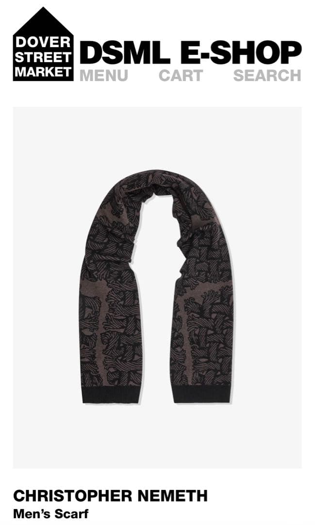 Christopher Nemeth マフラー ニットスカーフ