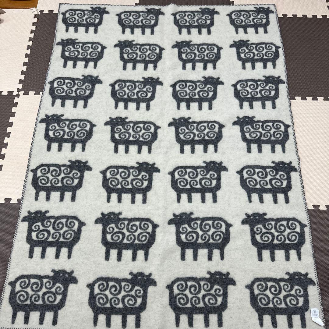 KLIPPAN SHEEP WOOL BLANKET 毛布 ひざ掛け 北欧 雑貨